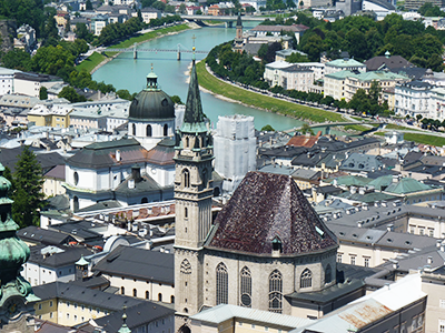 View of Salzburg from the Castle